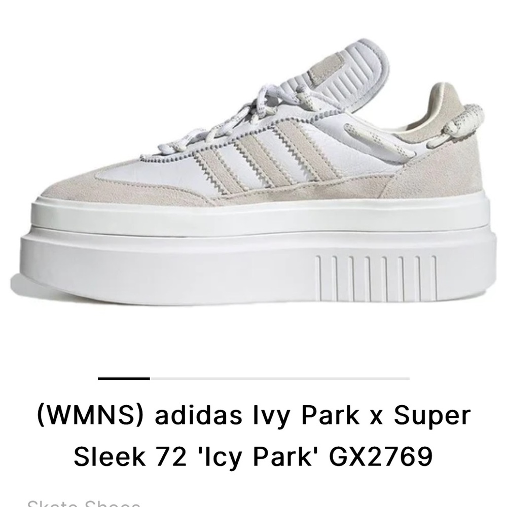 adidas Ivy Park x Super Sleek 72 'Icy Park' women’s size US 8.5 UK 6.5